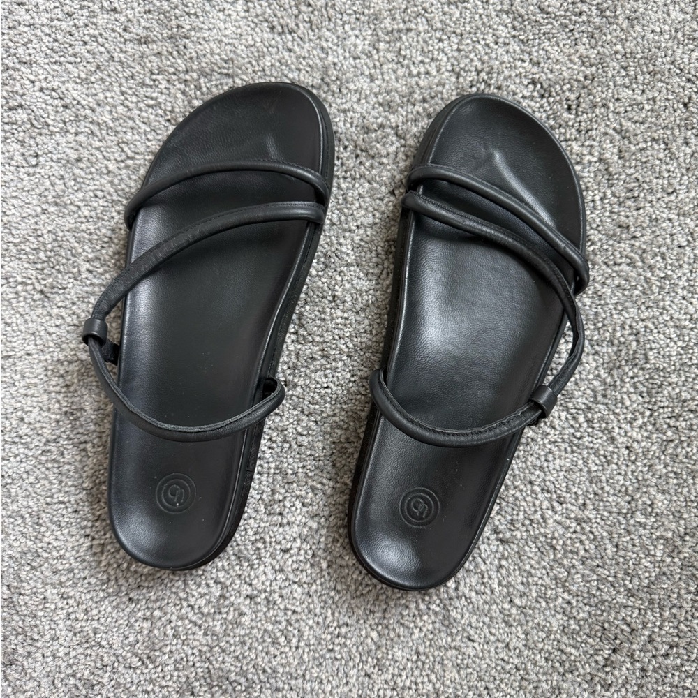 Urban Outfitters Black Minimalist Sandals size 9